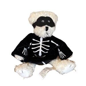 HALLOOWEEN 2004 Hugfun Teddy Bear Ghost, BOO bag & Skelton bear Trick or Treat
